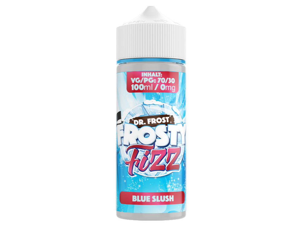 Dr. Frost - Frosty Fizz - Blue Slush Liquid - 100 ml 0 mg/ml