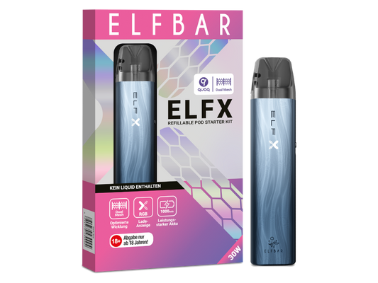 Elfbar - Elfx E-Zigaretten Set blau